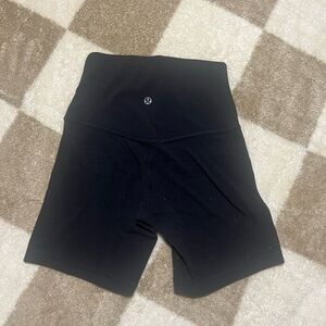 Lululemon high rise biker shorts align